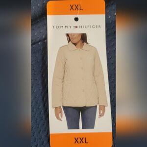 Women's Quilted Tan Jacket